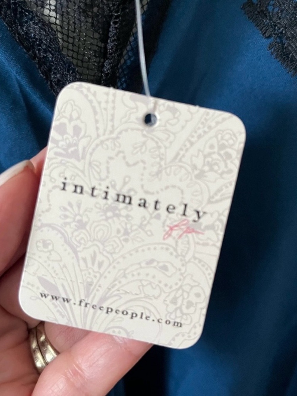 NWT Free People Intimately Tri Me Midi Slip Dress - Picture 11 of 11